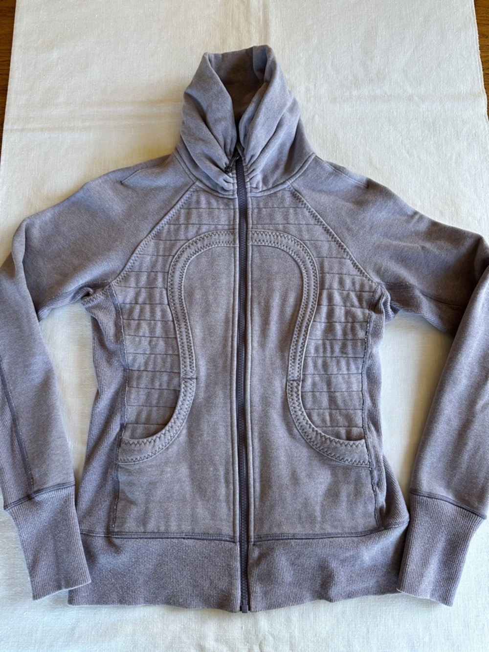 Lululemon Calm & Cozy Jacket Heathered Purple Quartz 6